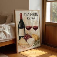 Wine & Cheese, Watercolor