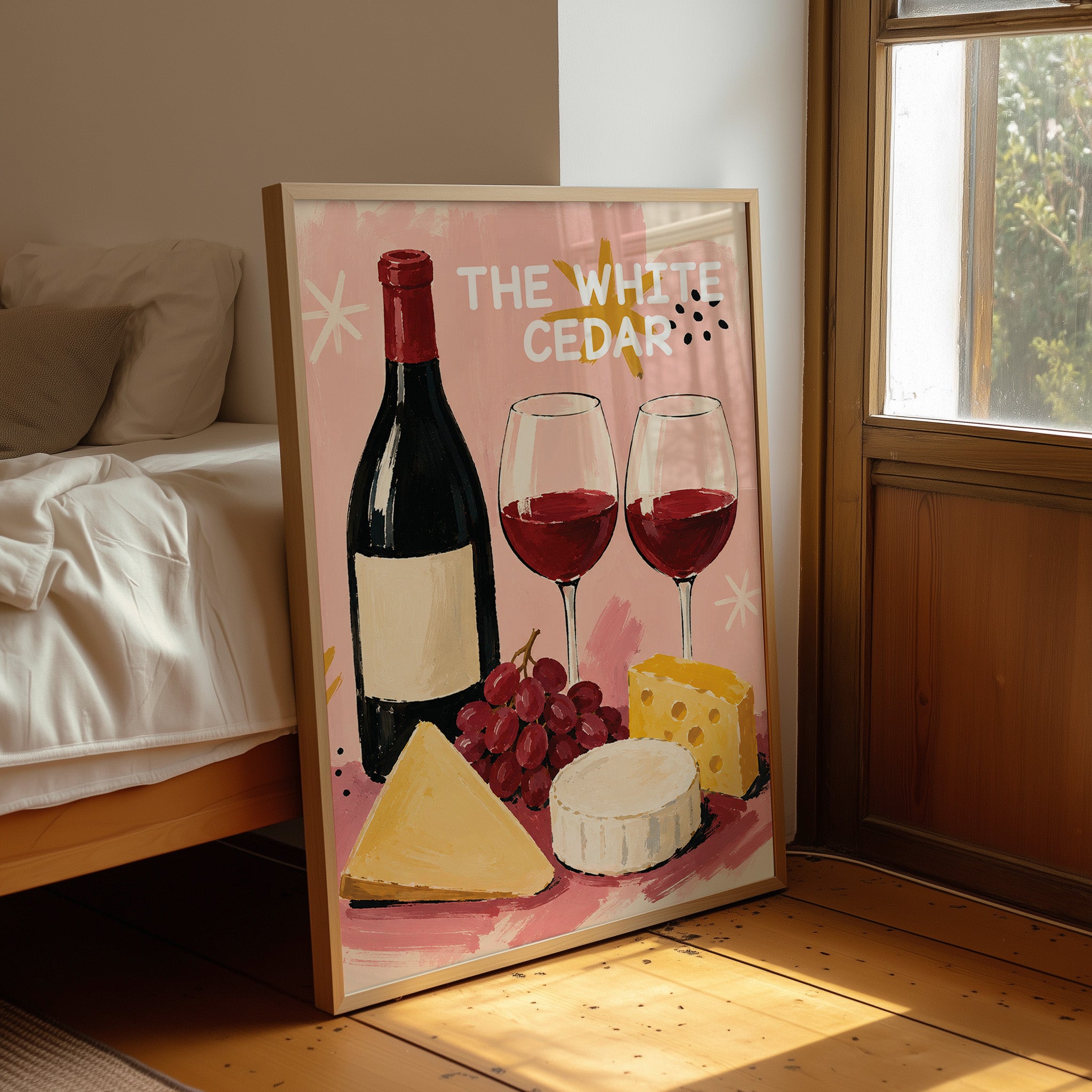 Wine & Cheese, Festive Pink