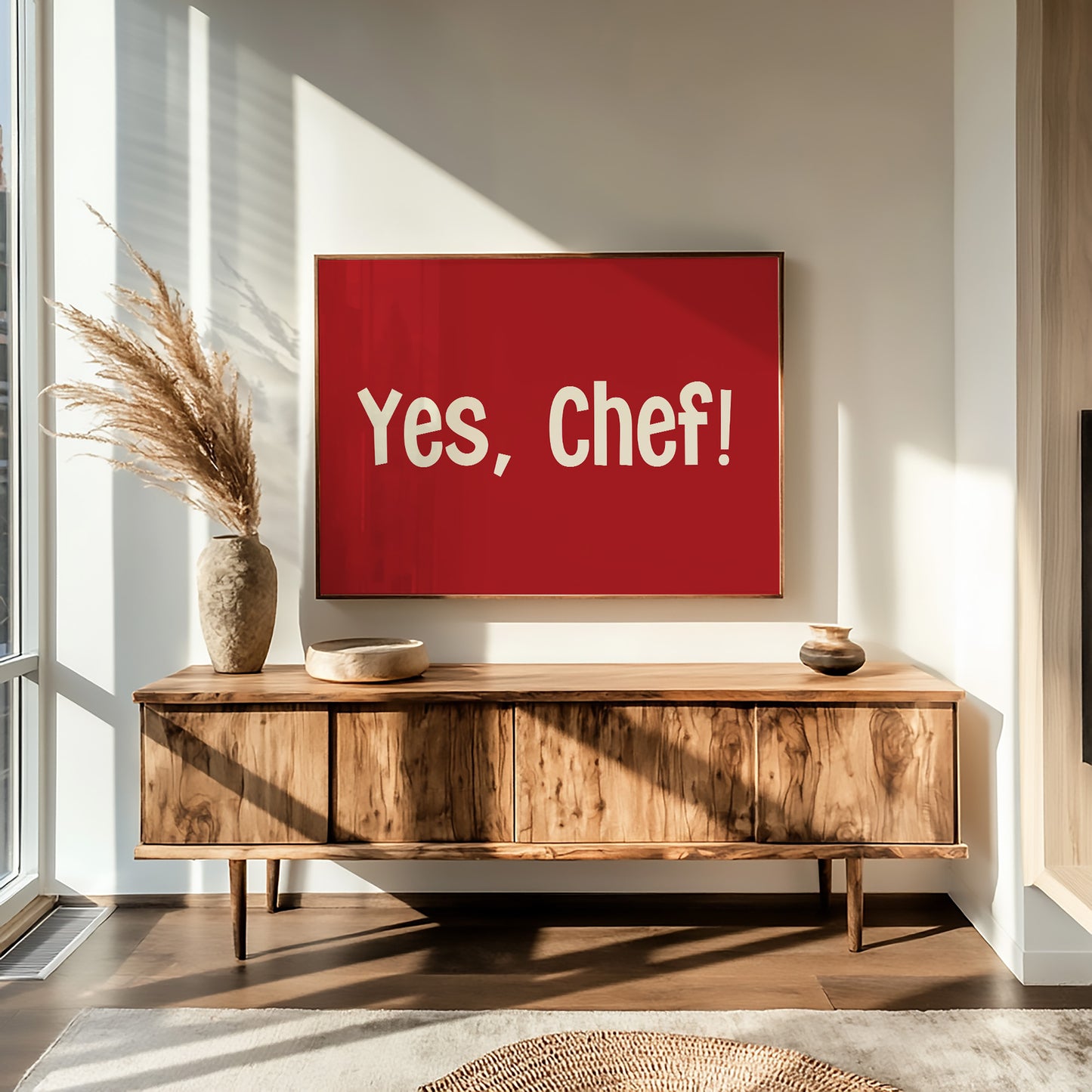 Yes, Chef Kitchen Print