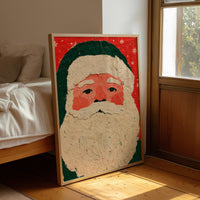 Santa in Torn Paper