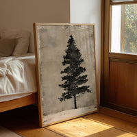 Weathered Pine, Aged Canvas