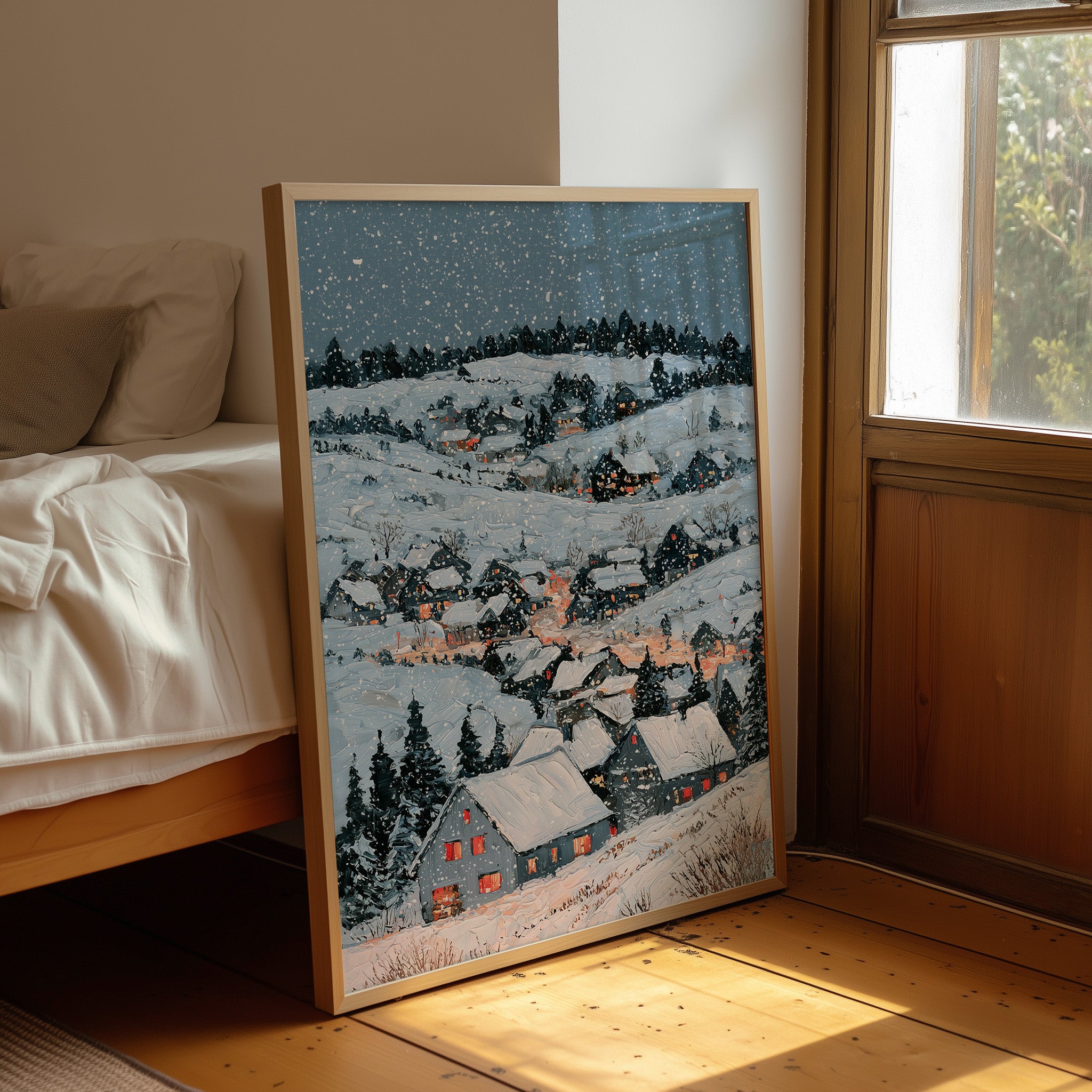 Village in the Snowy Hollow