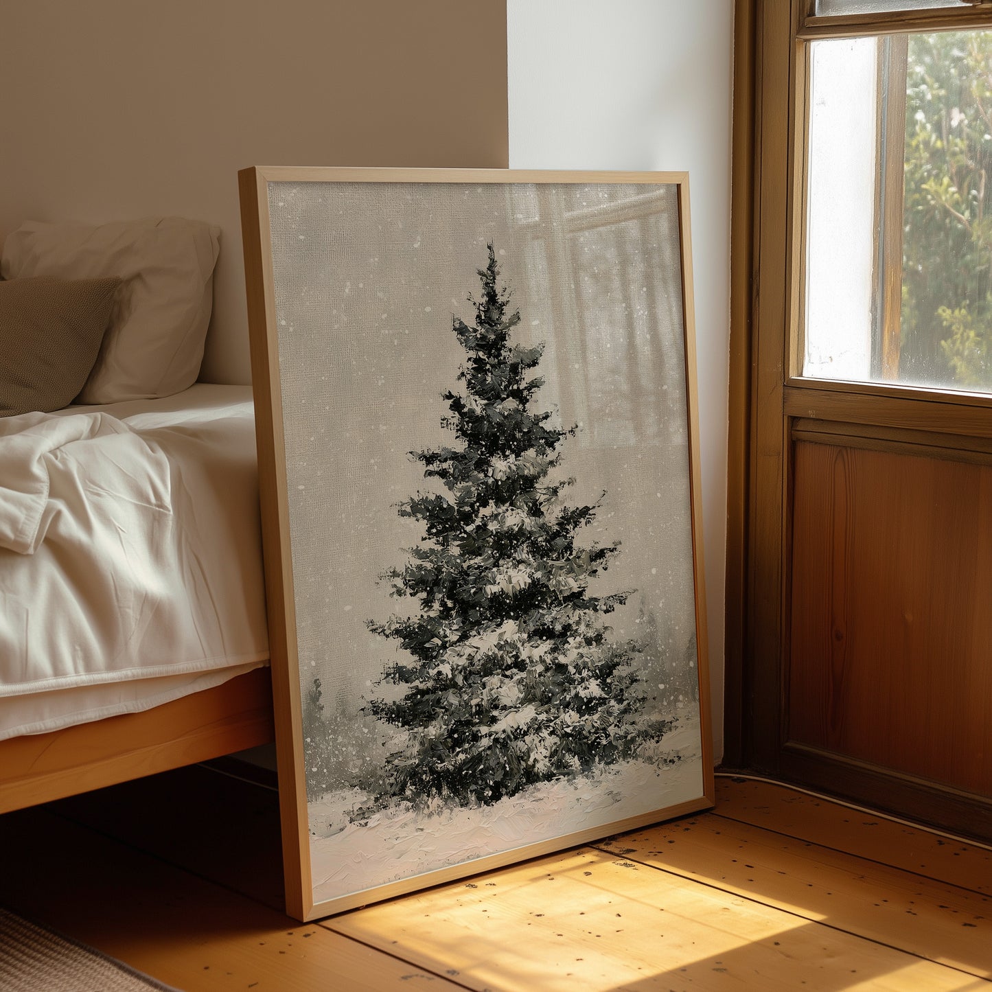 Lone Pine in Snowfall