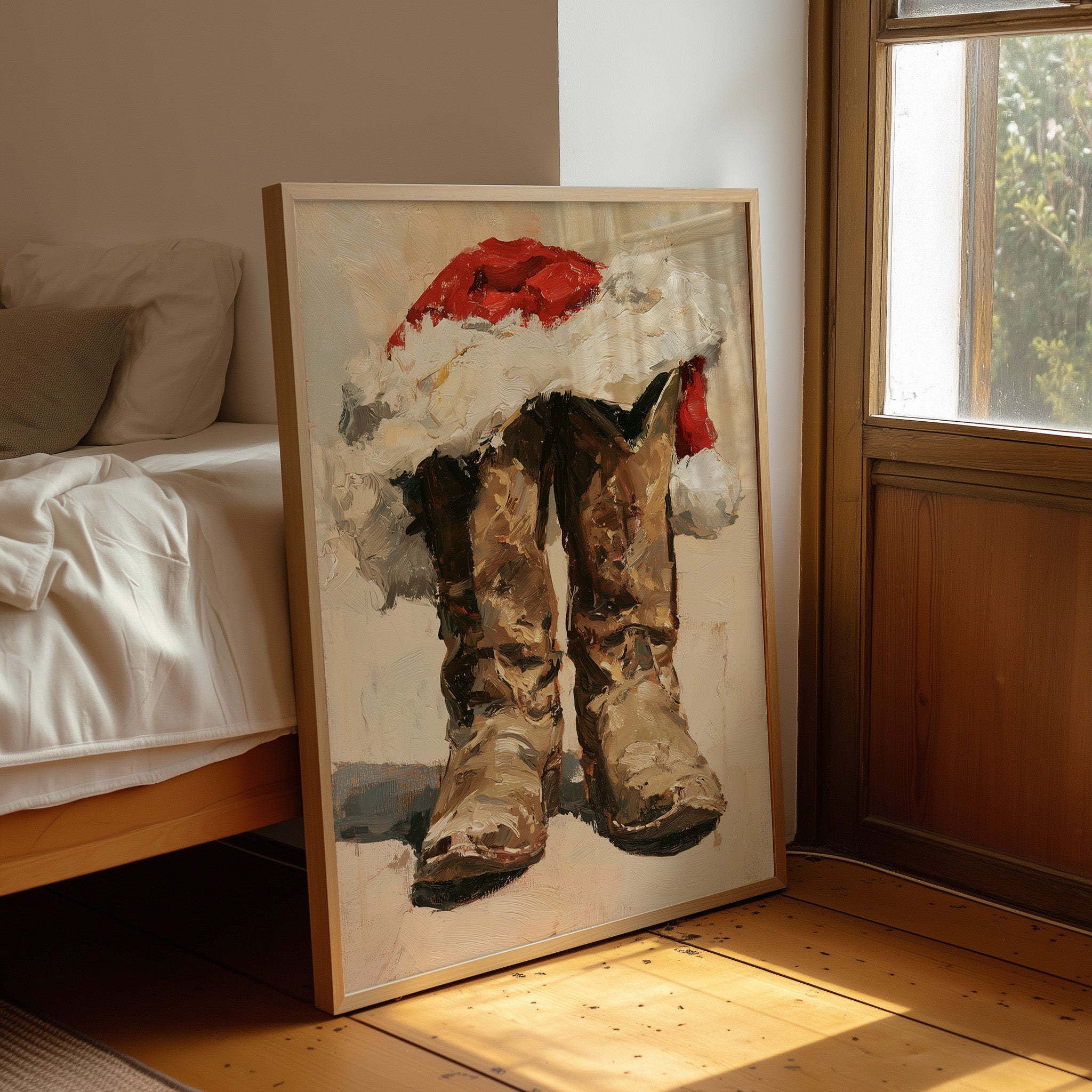 Boots Under the Mistletoe