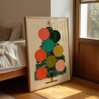 Block Print Tree, Star on Top