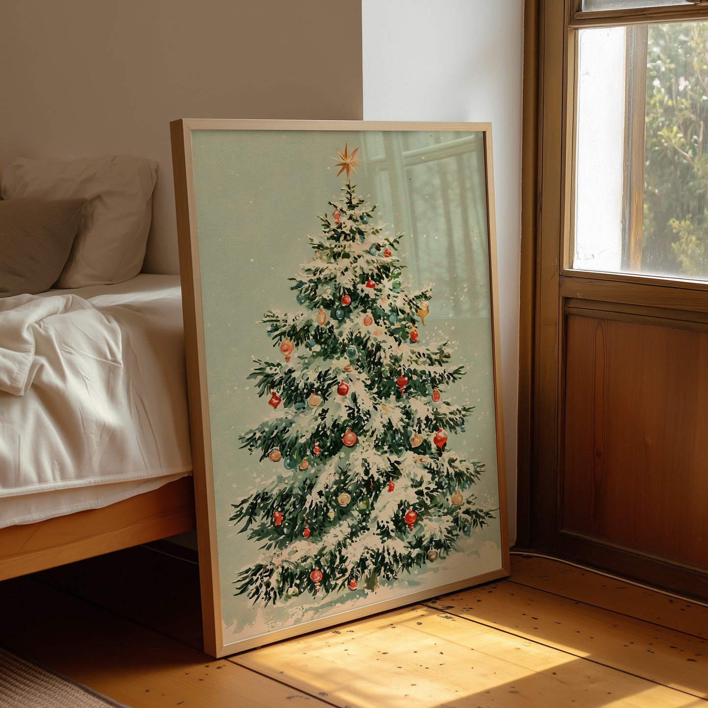 Snow-Laden and Star-Topped