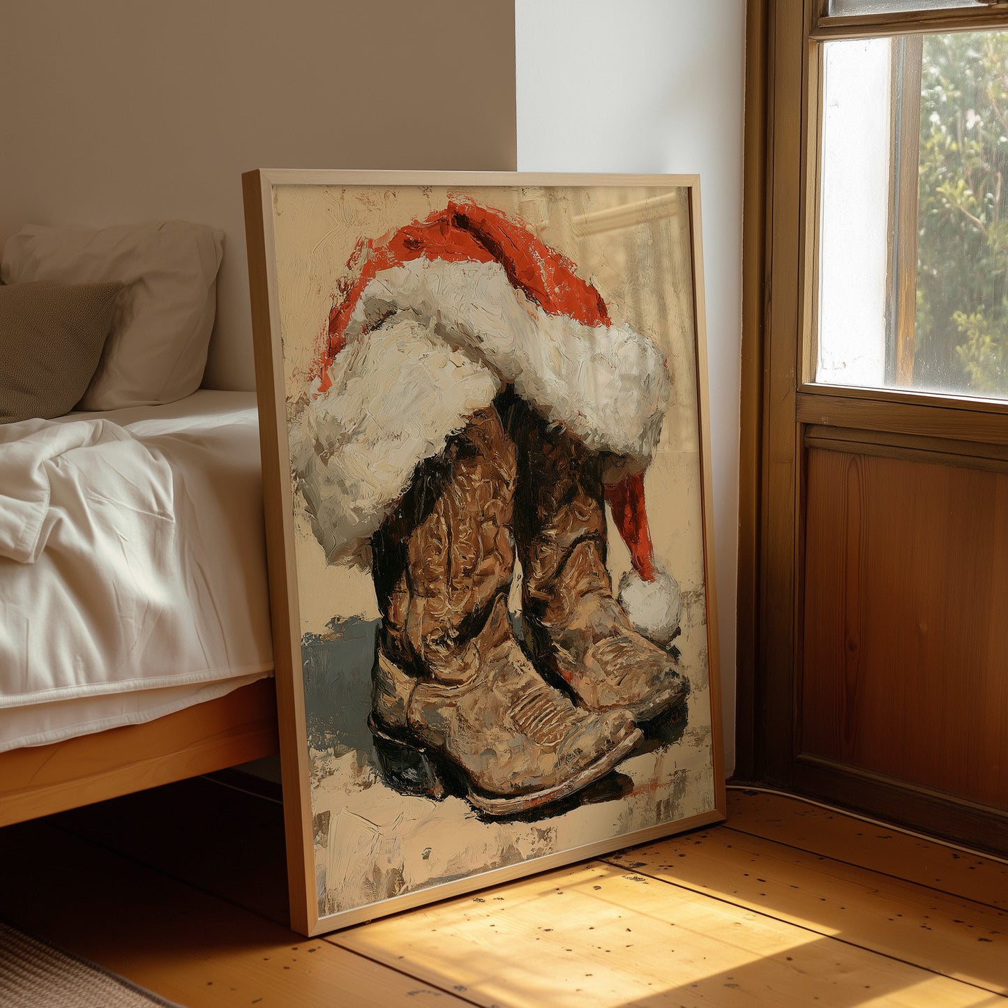 Weathered Boots, Santa's Visit