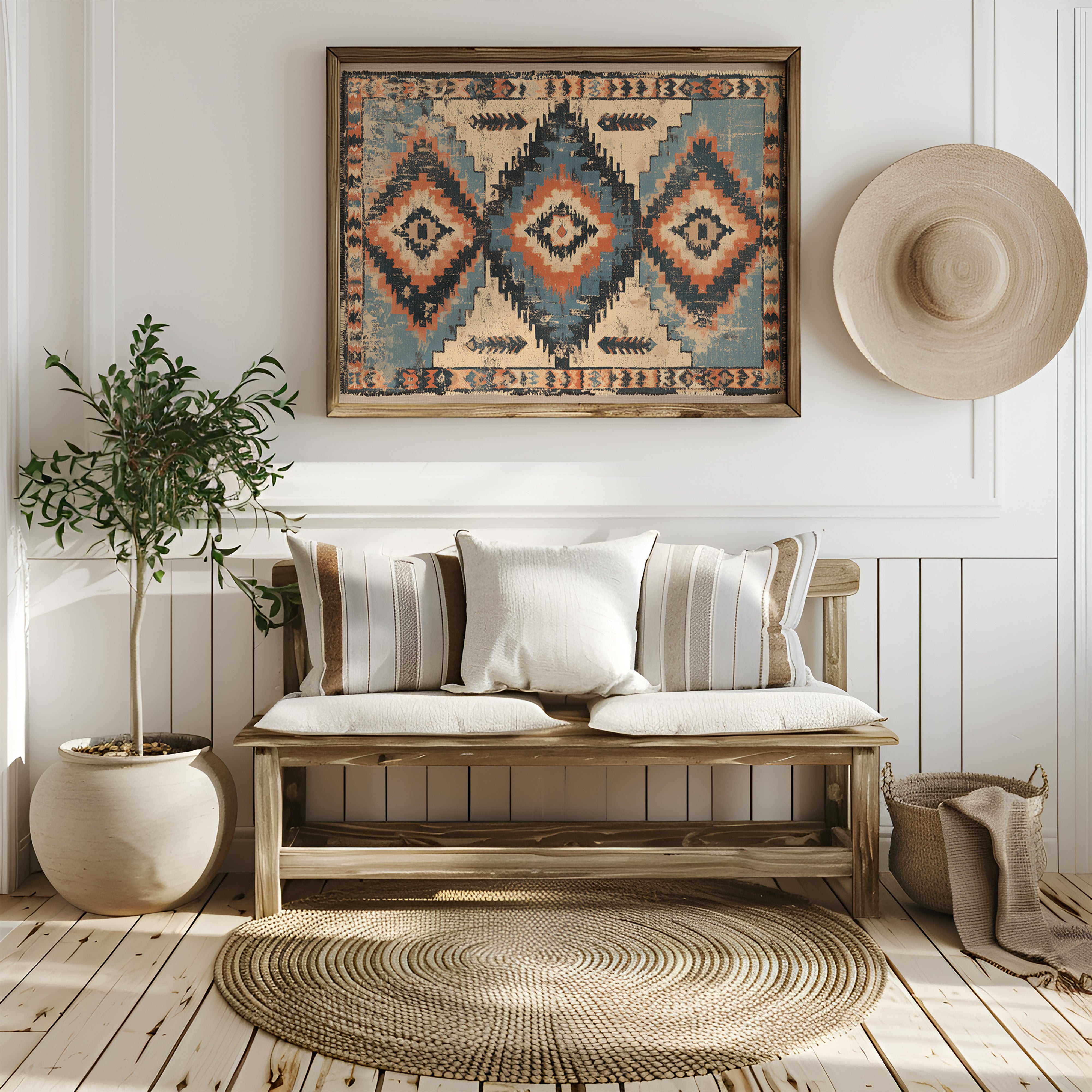 Vintage Rug Medallion
