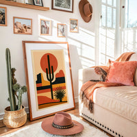 Saguaro Standoff at Sundown