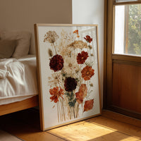 Autumn Pressed Flower Bouquet
