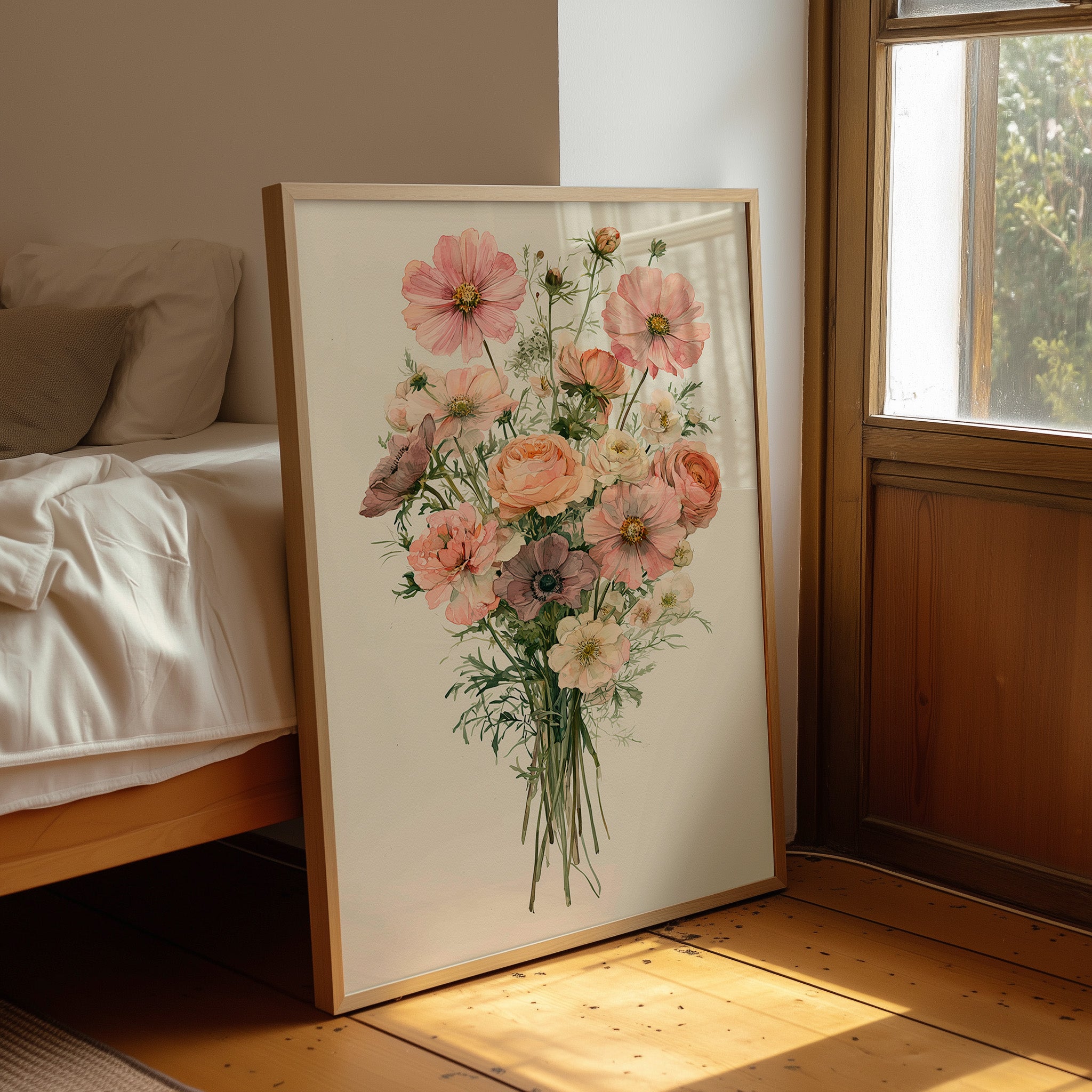 Blush Garden Rose Bouquet