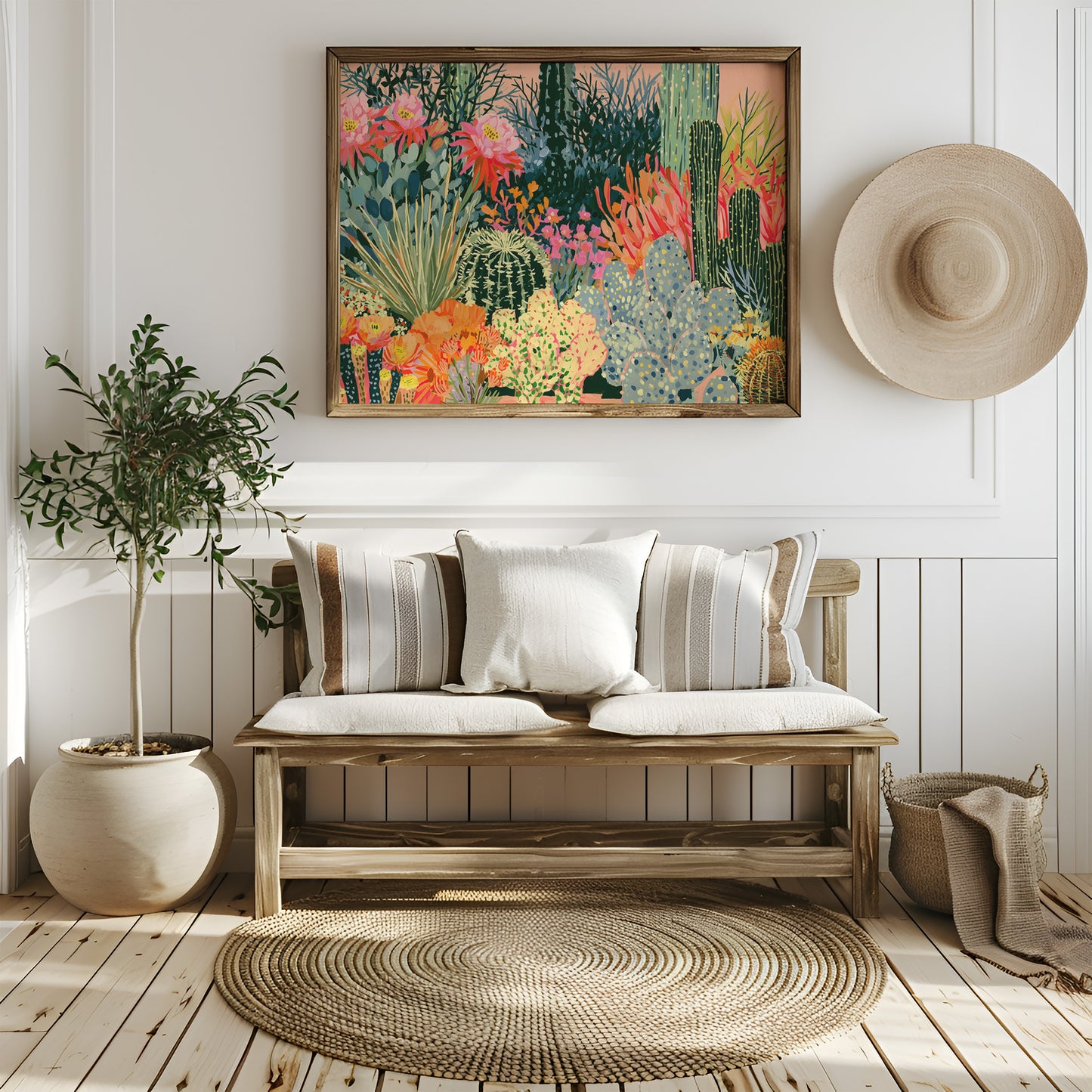 Blooming Cactus Garden