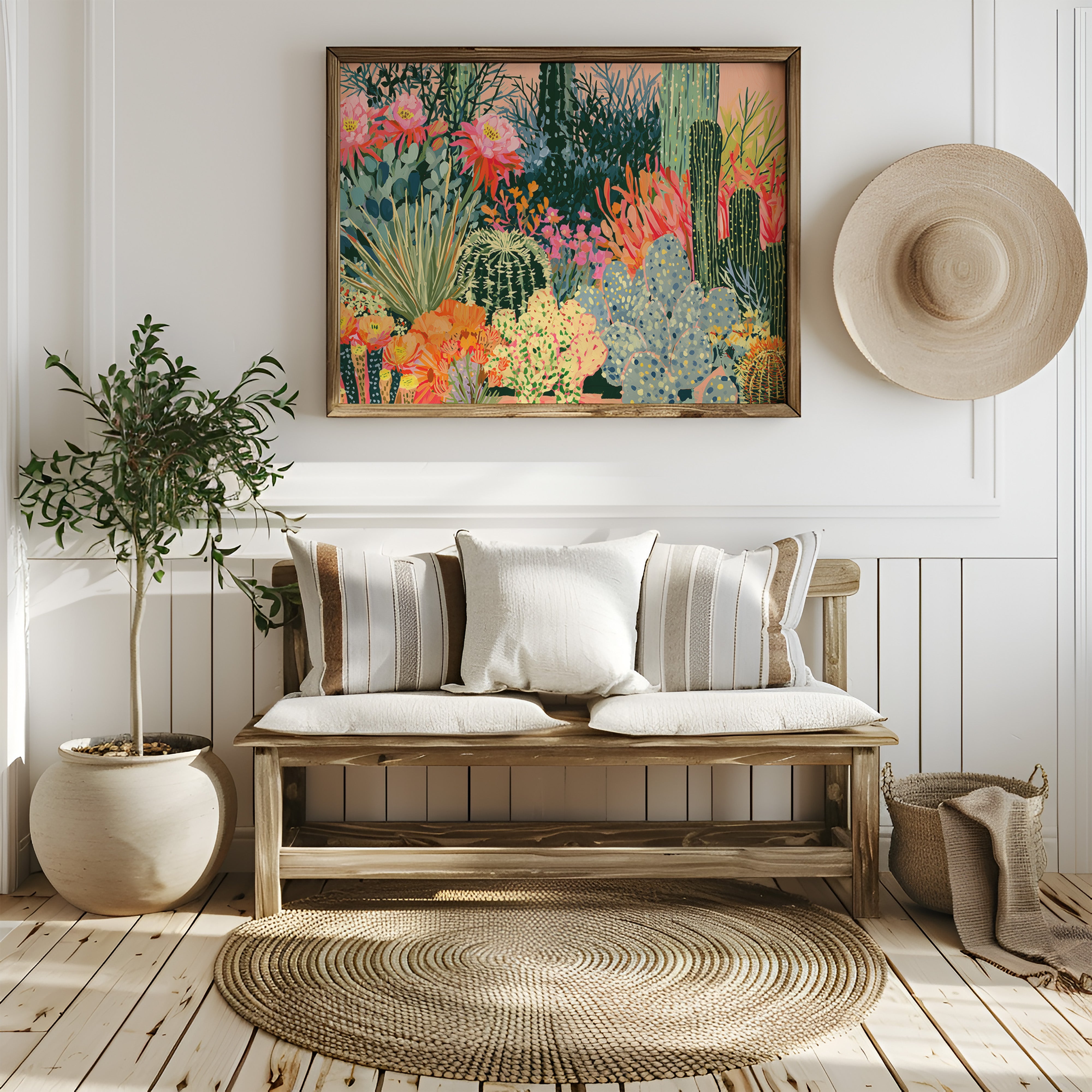 Blooming Cactus Garden