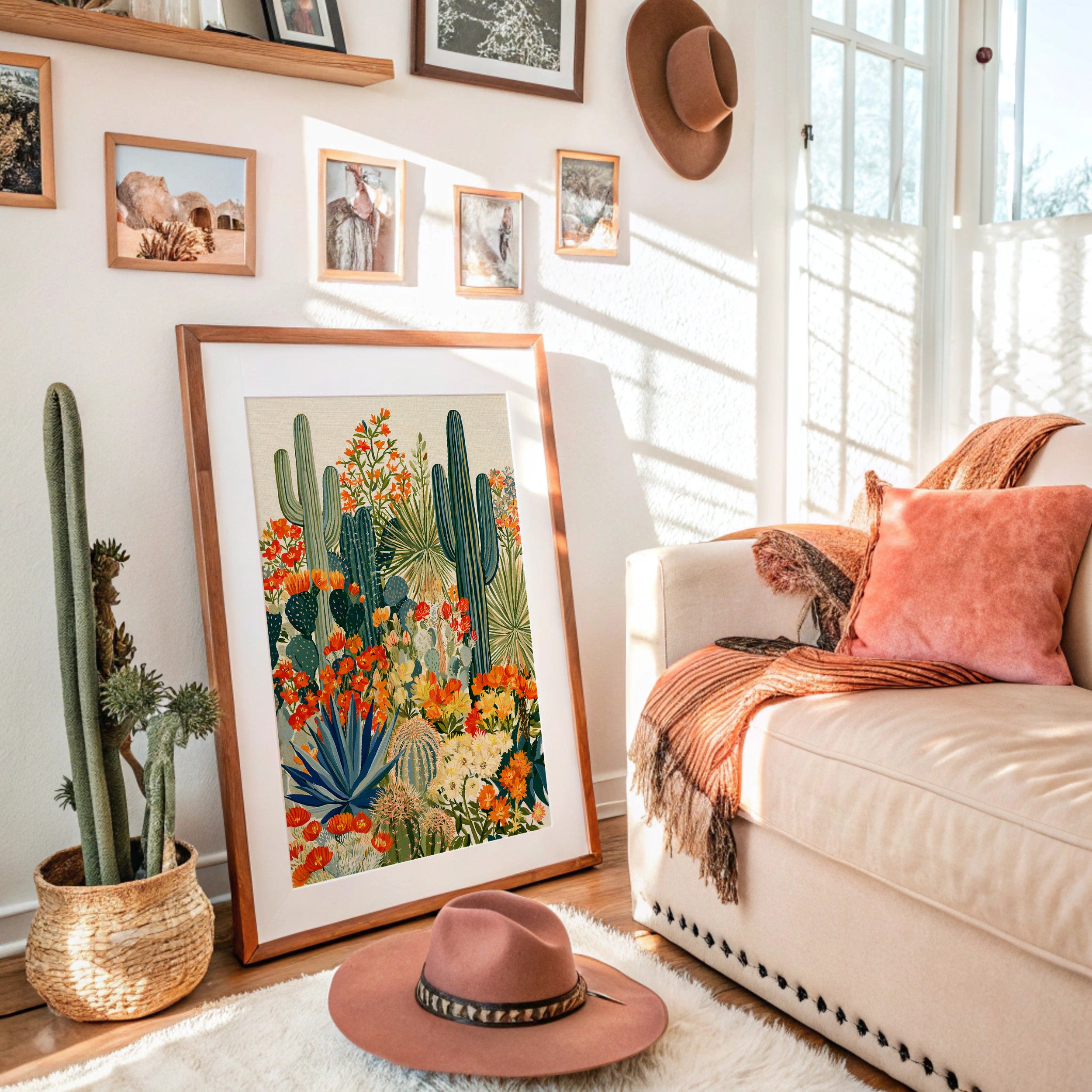 Desert Garden In Full Bloom