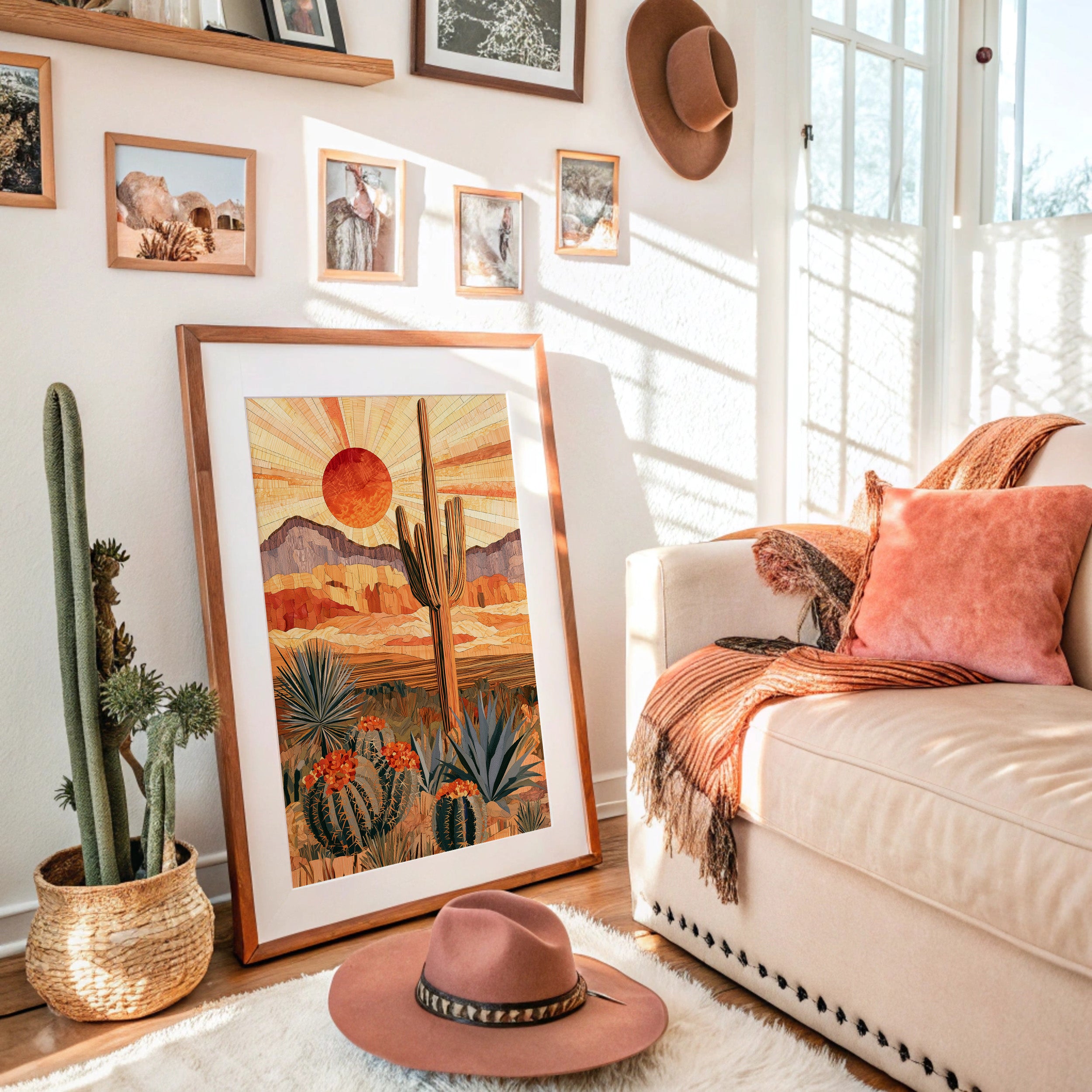 Desert Bloom At First Light