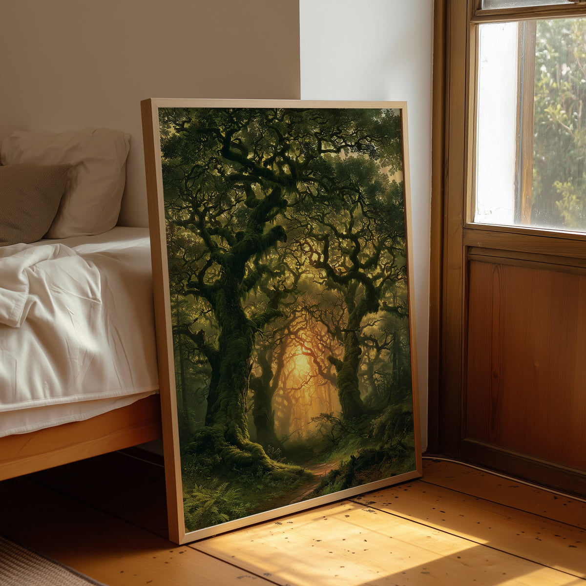 Where the Mossy Oaks Frame the Fire