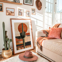 Textured Saguaro Sun Collage