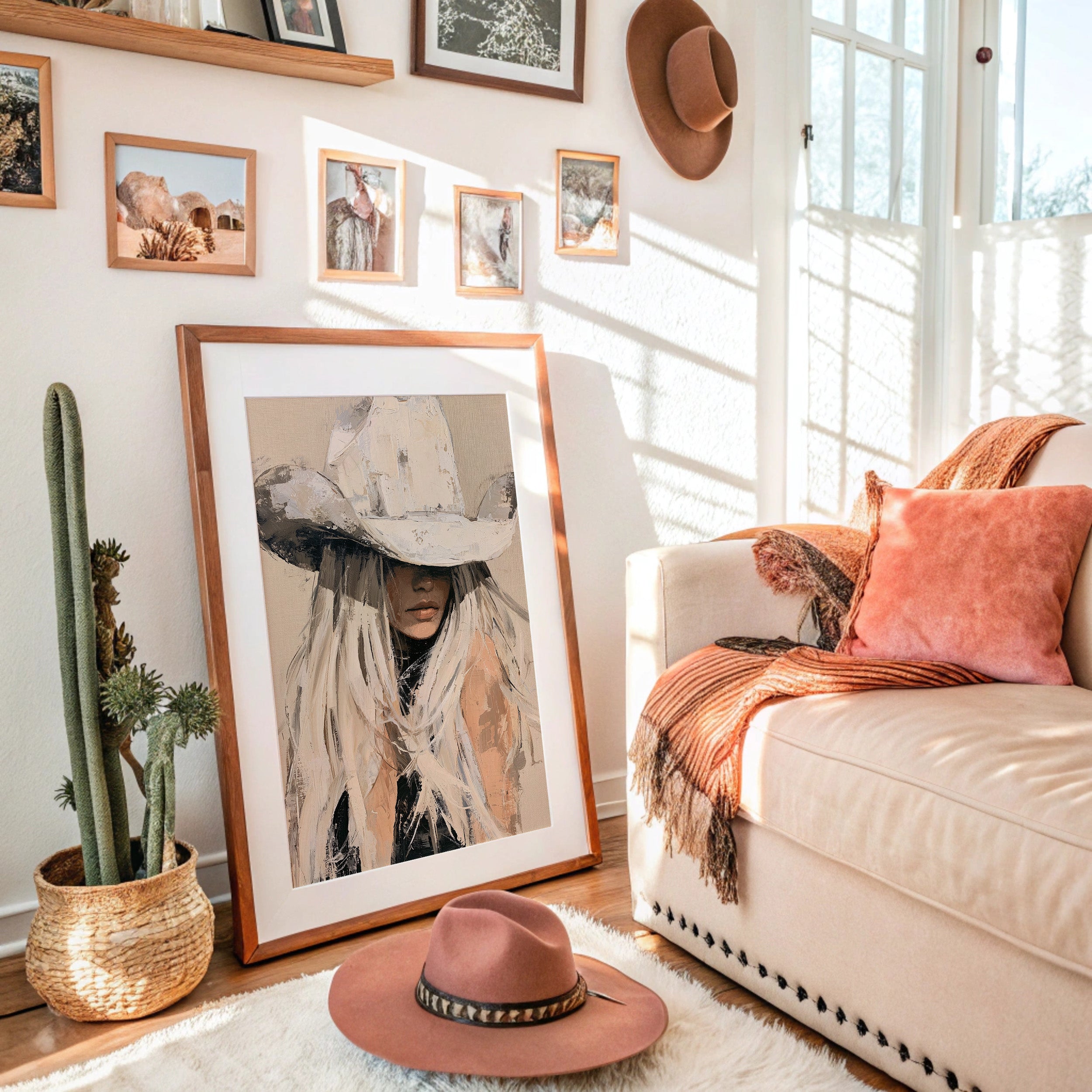 Fringe and Felt Cowgirl