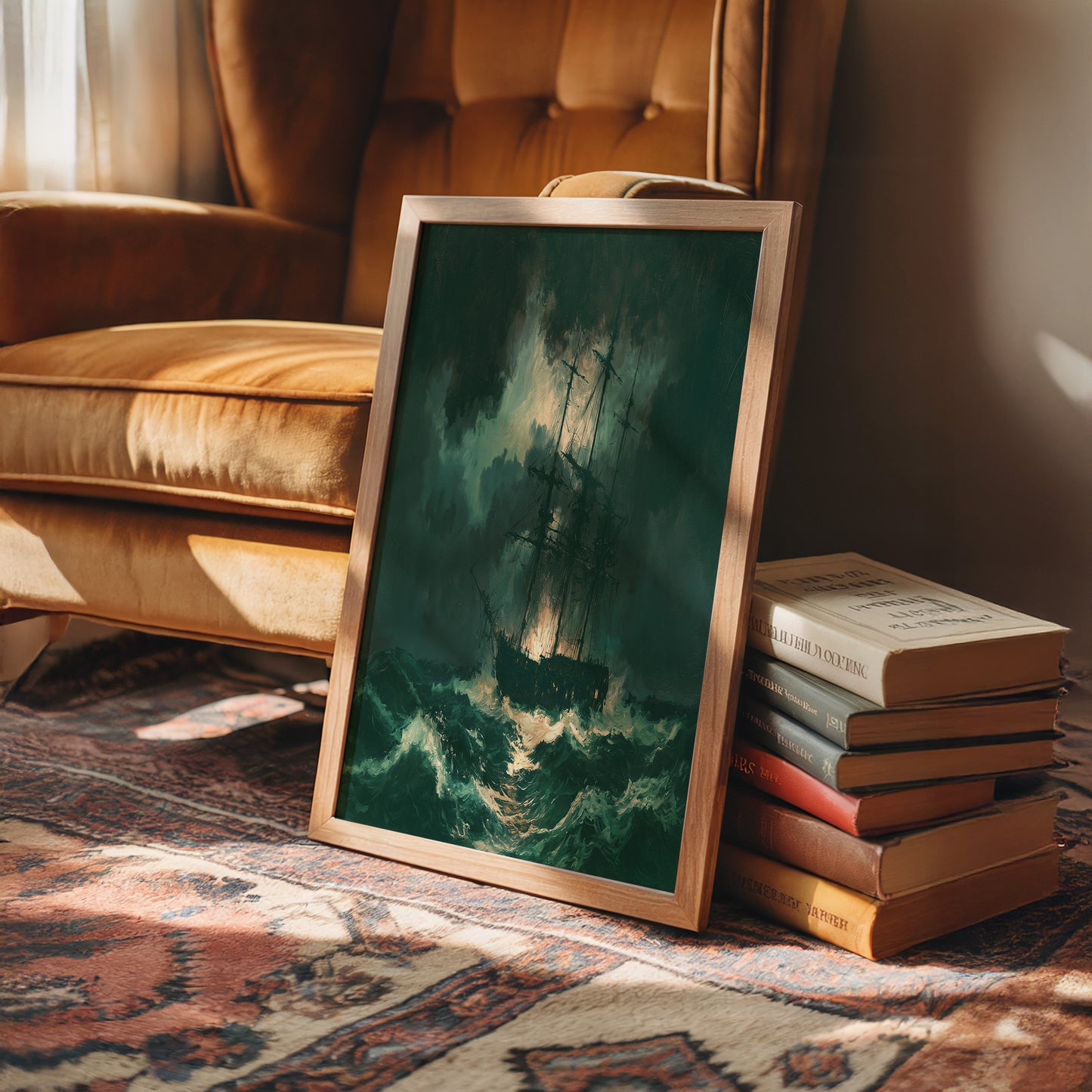 Emerald Storm at Sea
