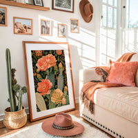 Desert Bloom Tapestry