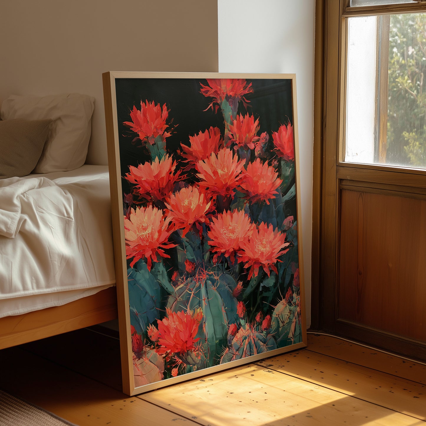 Cactus in Fire Bloom