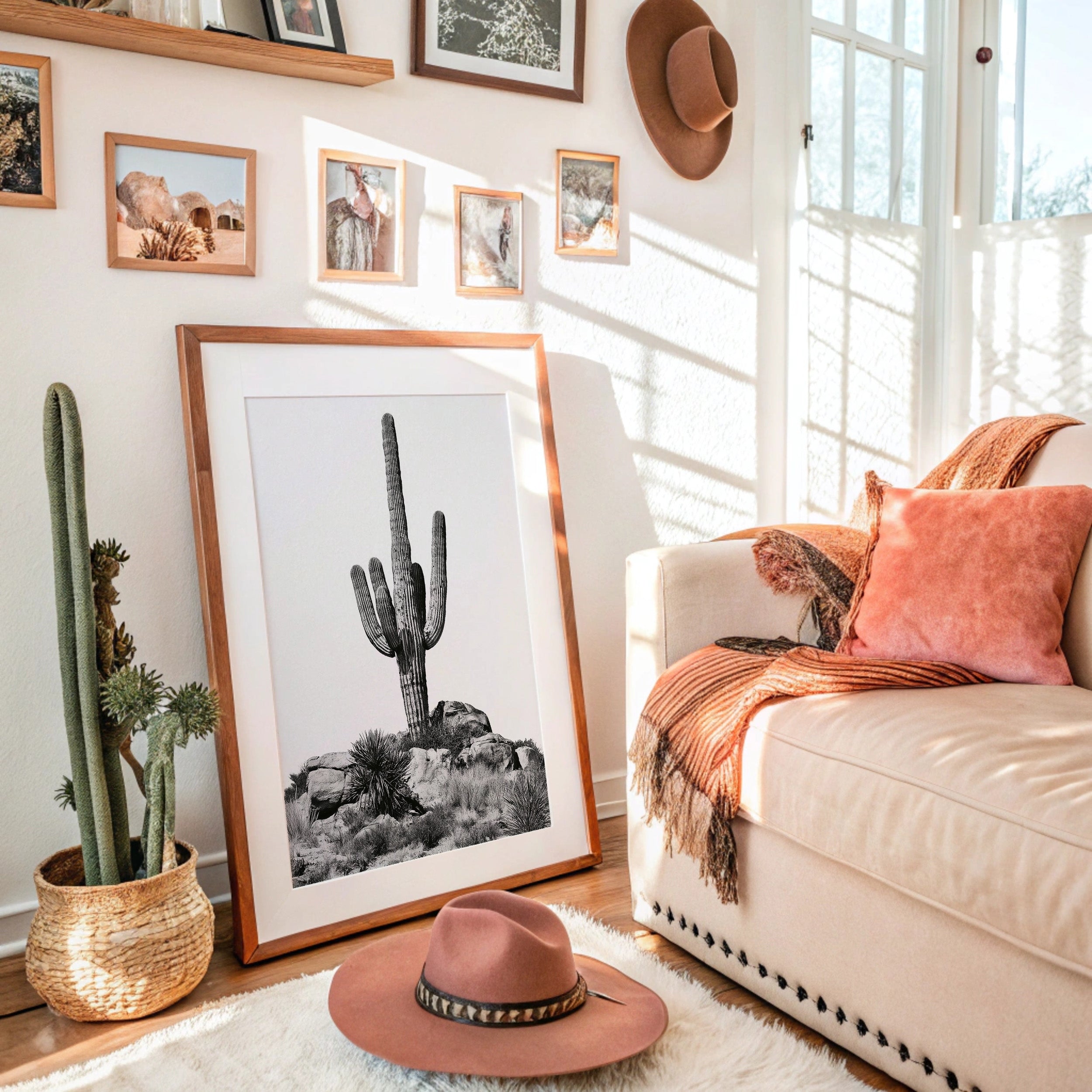 Lone Saguaro Standing Tall