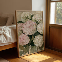 Hydrangeas in Blush and Cream