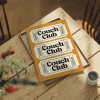 Couch Club: Bold Serif Edition