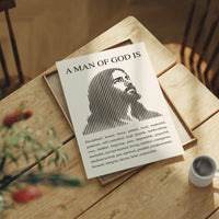 A Man of God: Ivory Line Portrait