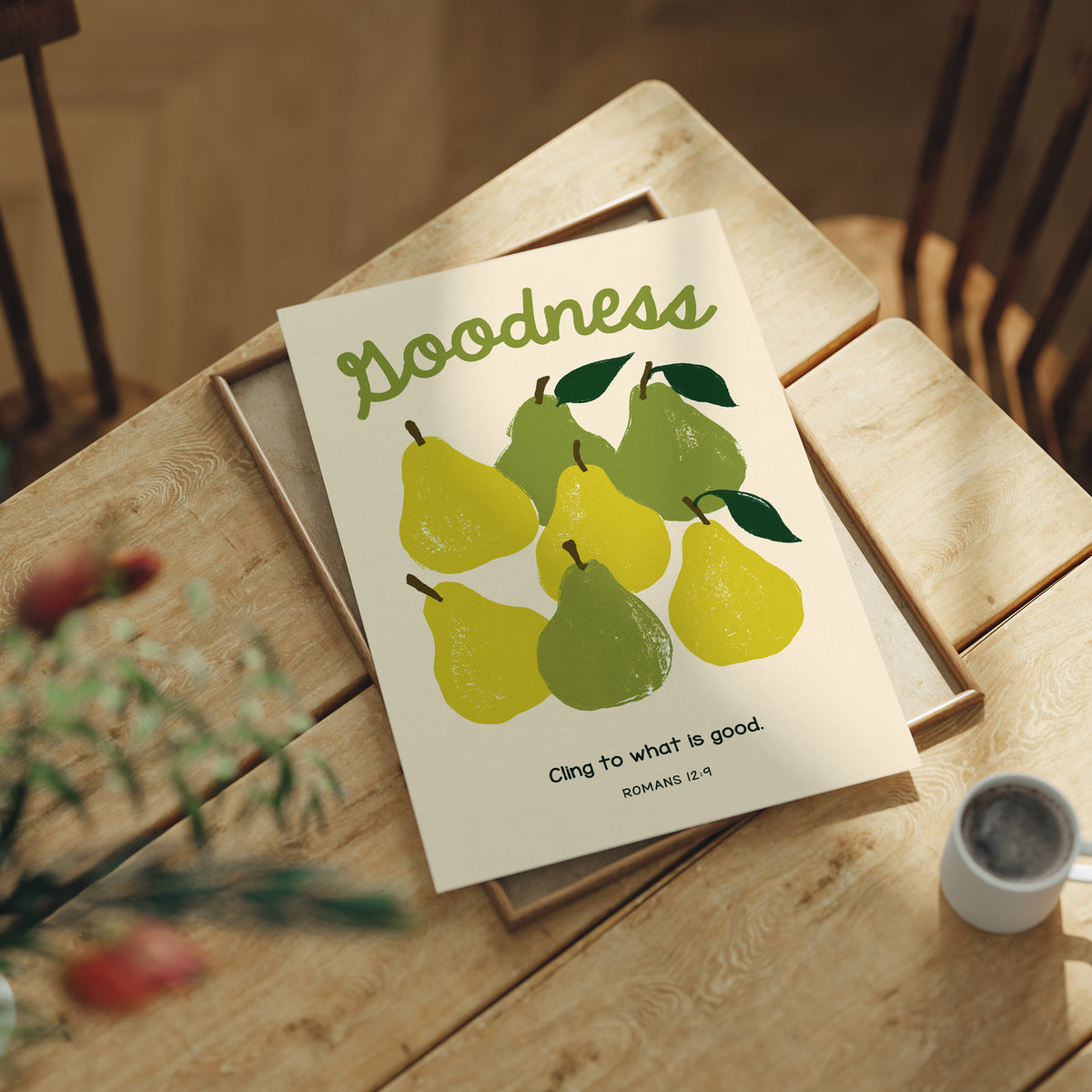 Goodness Beyond Com-Pear-Ison