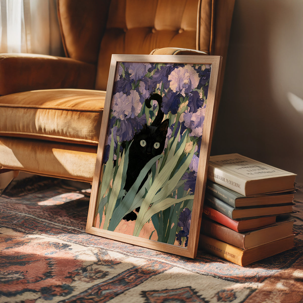 Hide and Seek Among the Irises