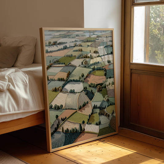 Fields in Gentle Mosaic