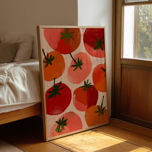 Tomatoes in Sunwashed Rhythm