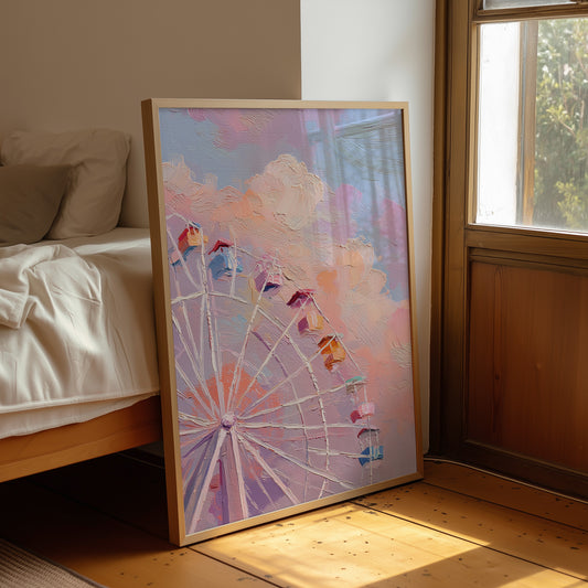 Pastel Skies and Ferris Dreams
