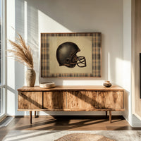 Vintage Gridiron Helmet Study