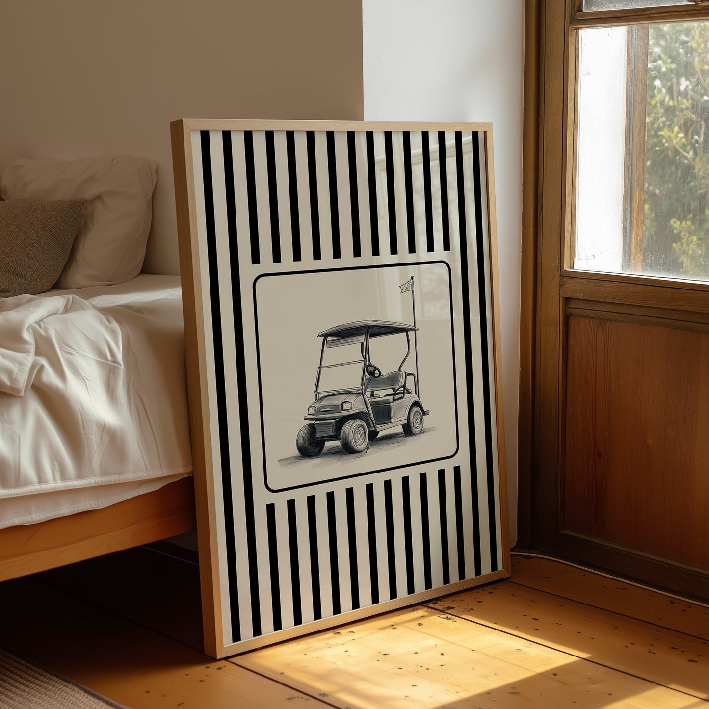 Minimal Golf Cart Sketch