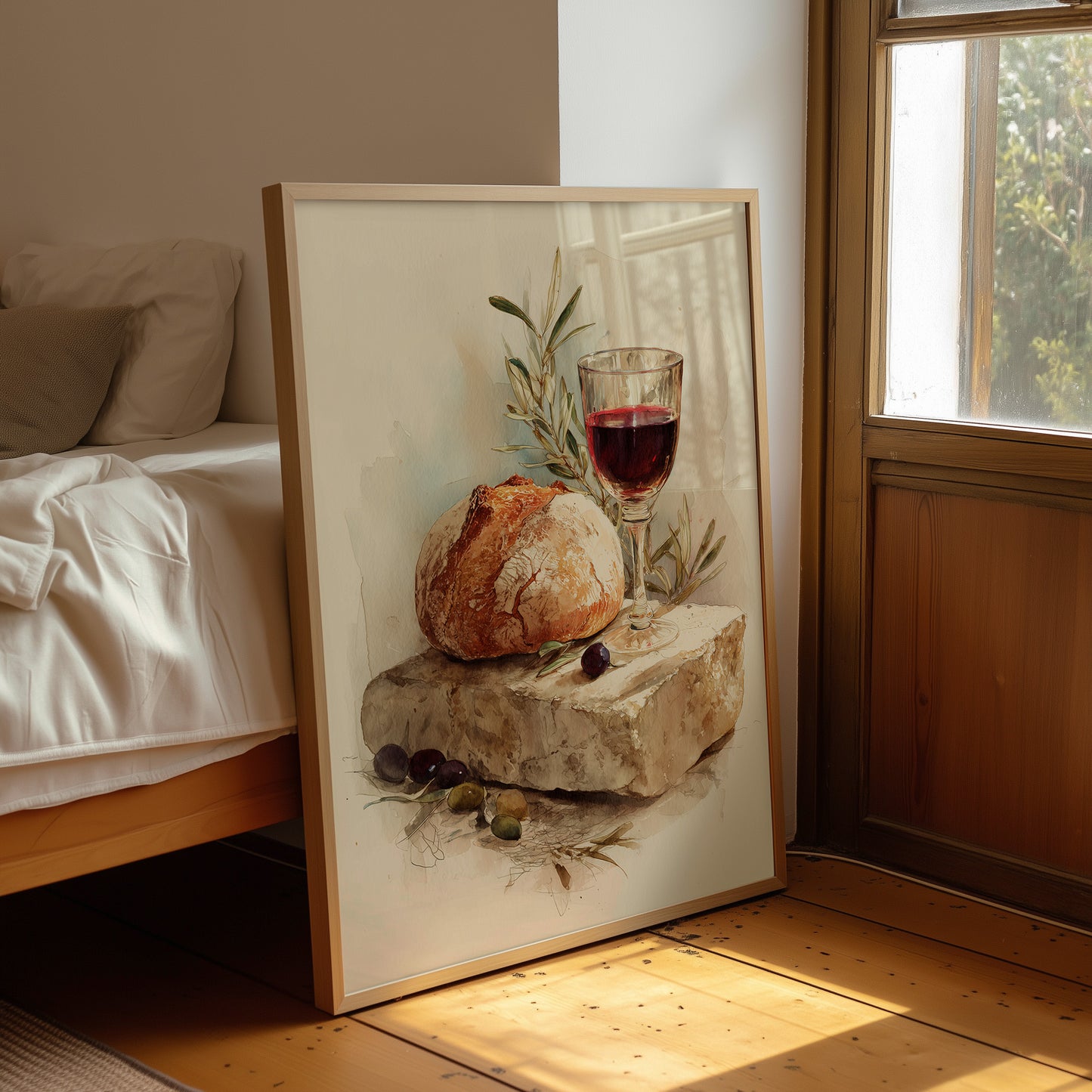 Bread Wine And Olive Light