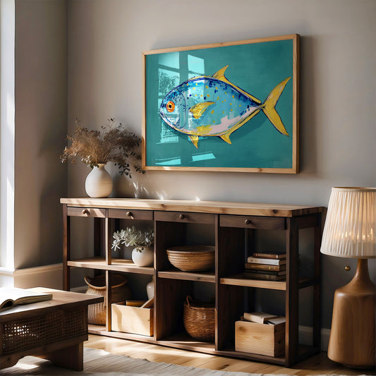 Blue Current in Sunlight