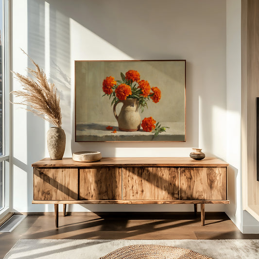 Marigolds in Quiet Light