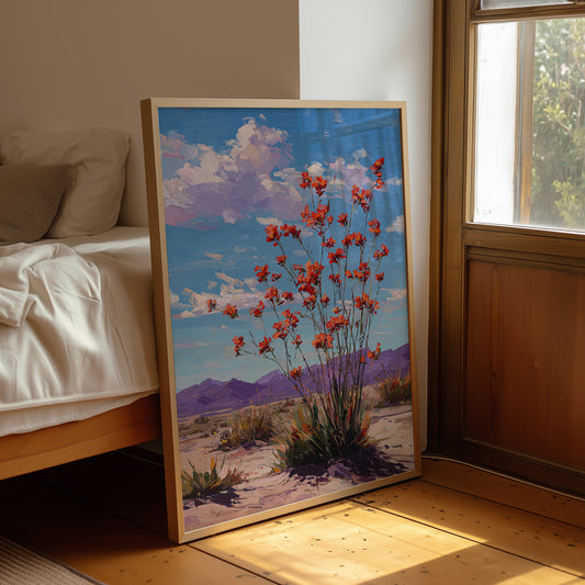 Desert Blooms Beneath Open Sky