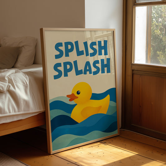 Sunny Duck in Rolling Waves