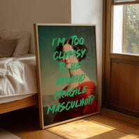Too Clumsy Vintage Humor Art