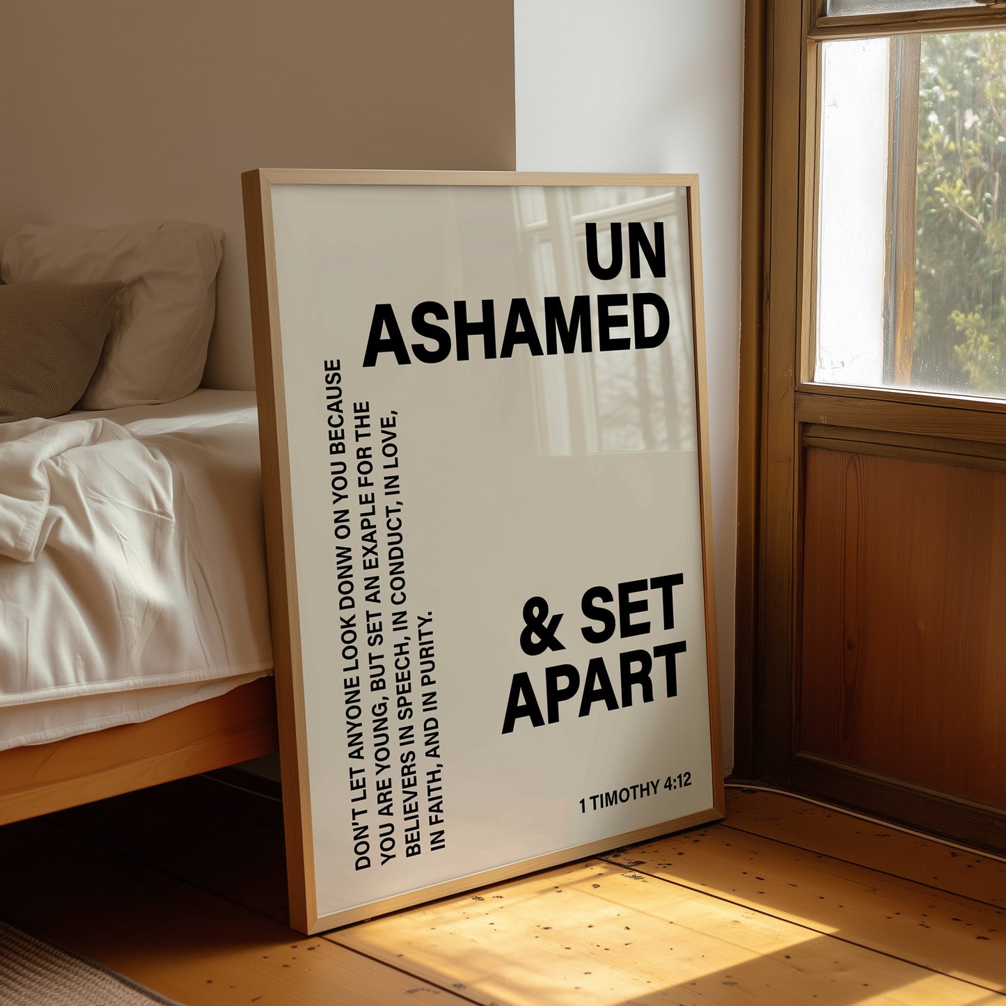 Unashamed and Set Apart