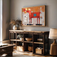 Red Dog Under a Quiet Sun