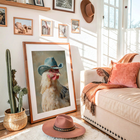 Blue Brim Barn Queen