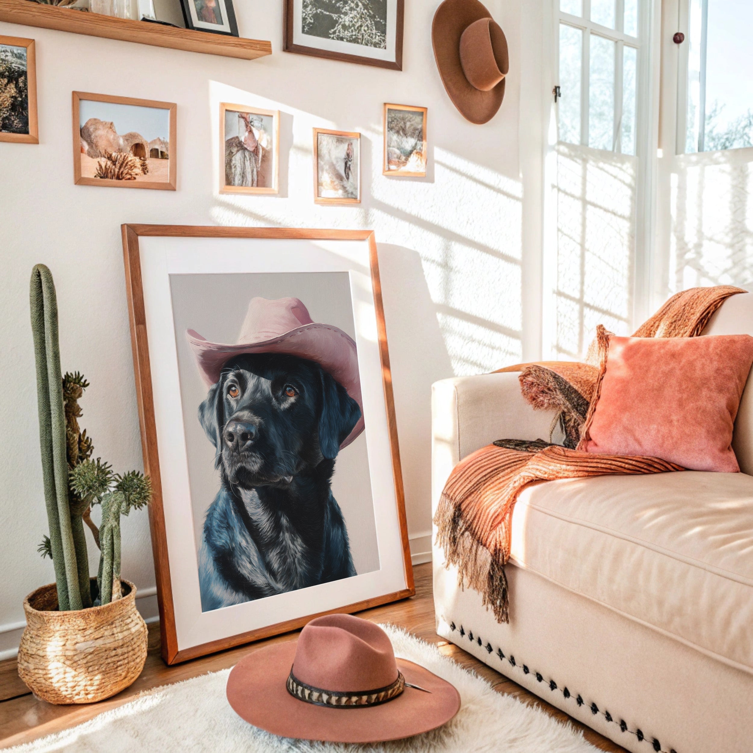 Blush Brim And Loyal Eyes