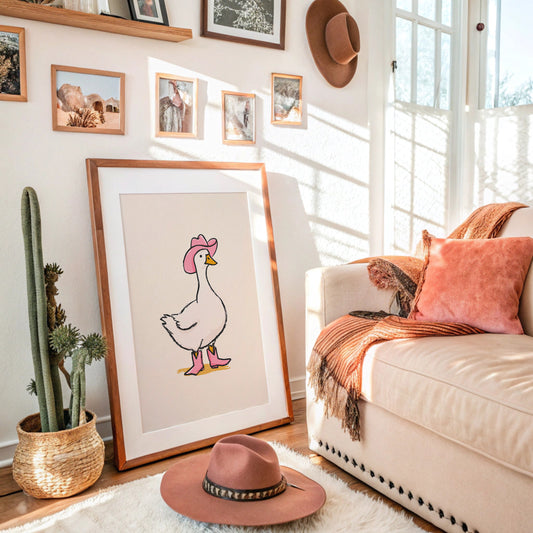 Pink Boots Prairie Goose