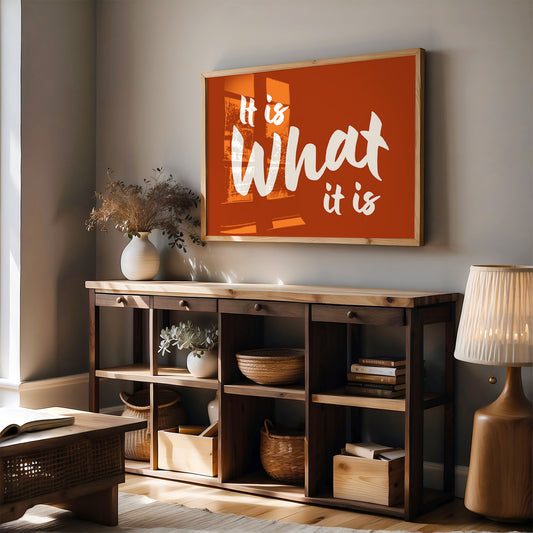 It Is What It Is Quote Art