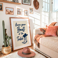 Leave Your Boots at the Table