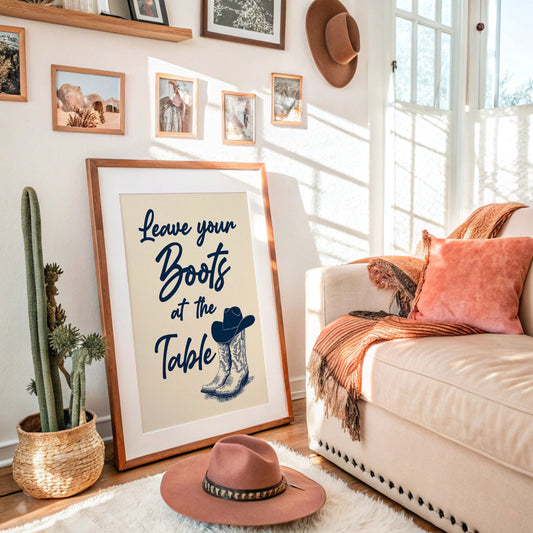 Leave Your Boots at the Table
